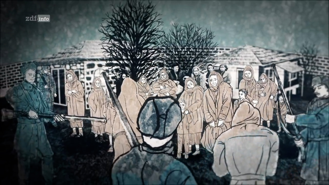 animation how the refugees were driven by the military